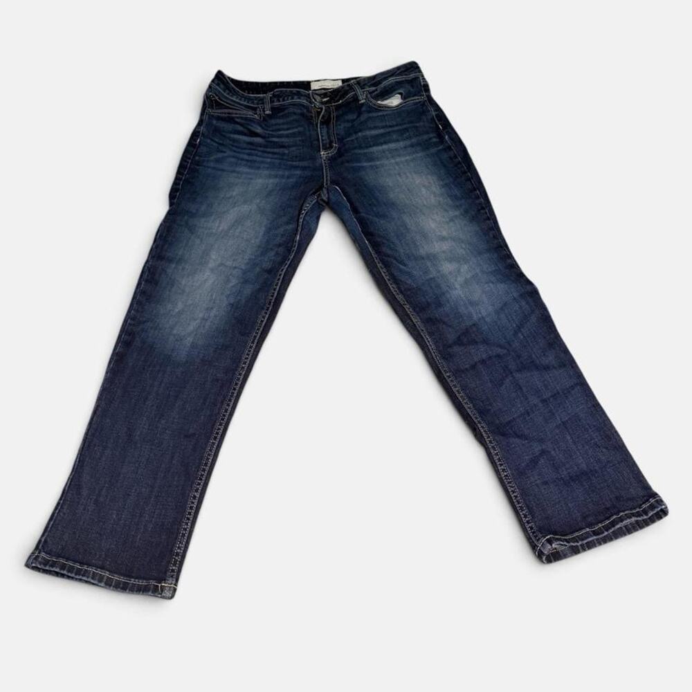 Maurices dark wash straight leg